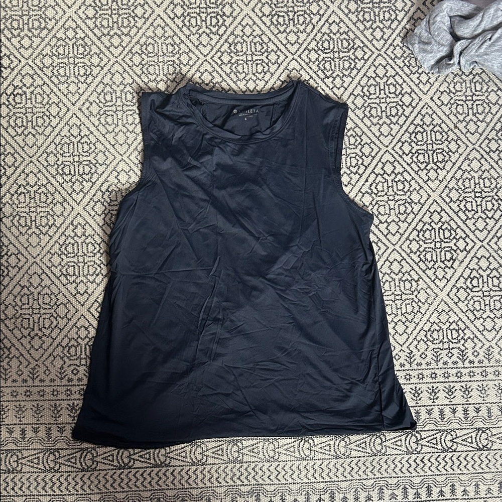 Athlete Black Muscle Tee for Women